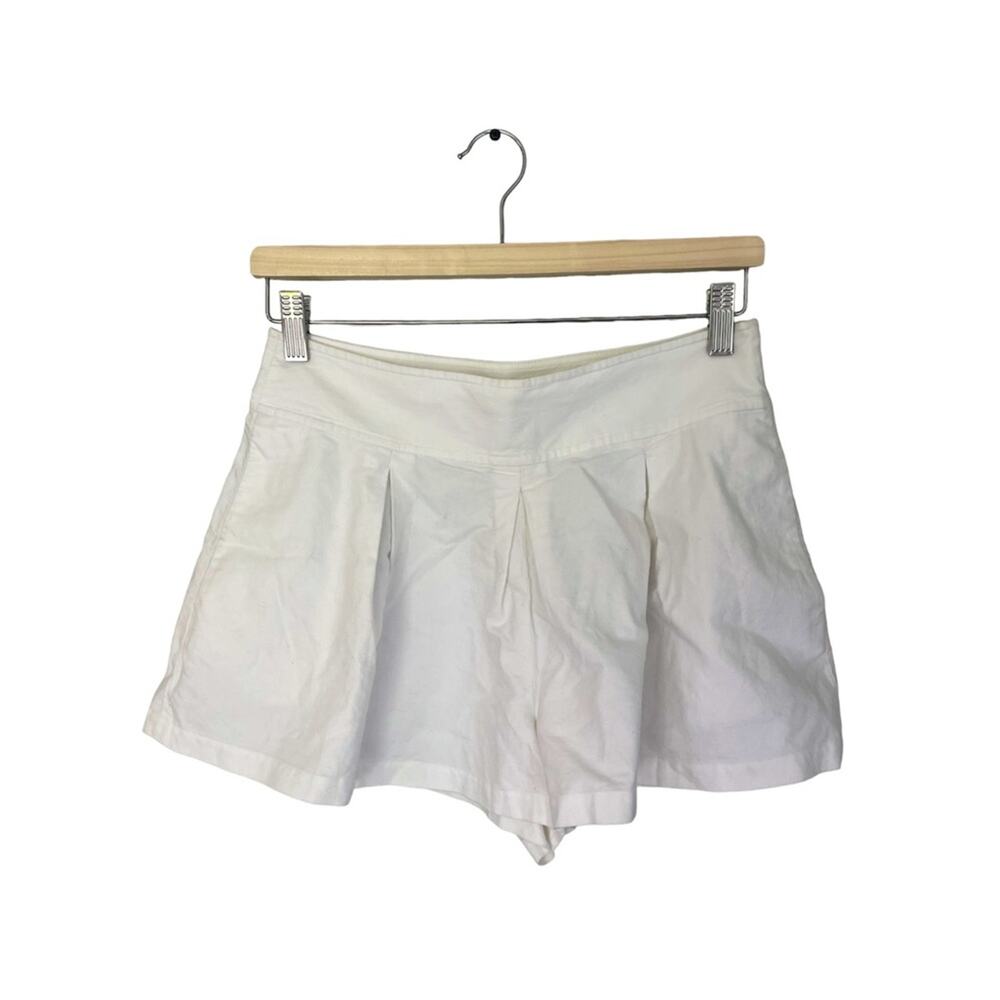 Kate Spade Saturday Cotton Flouncy Culotte Shirts / Skort in White SIZE 0 Summer